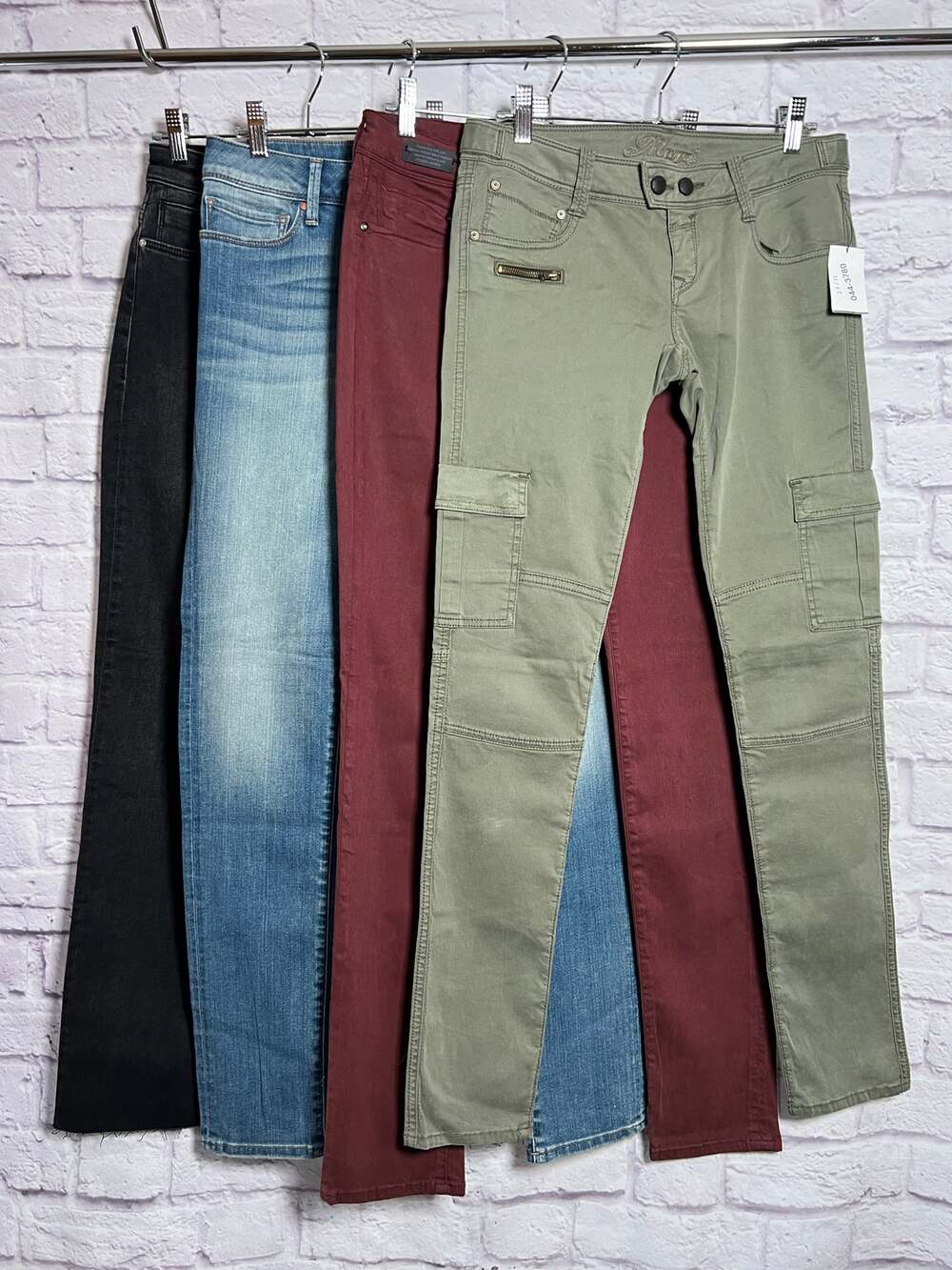 NWT Mavi Women's Jeans Lot of 4 Size 27 High Rise Skinny Cargo Denim Bundle
